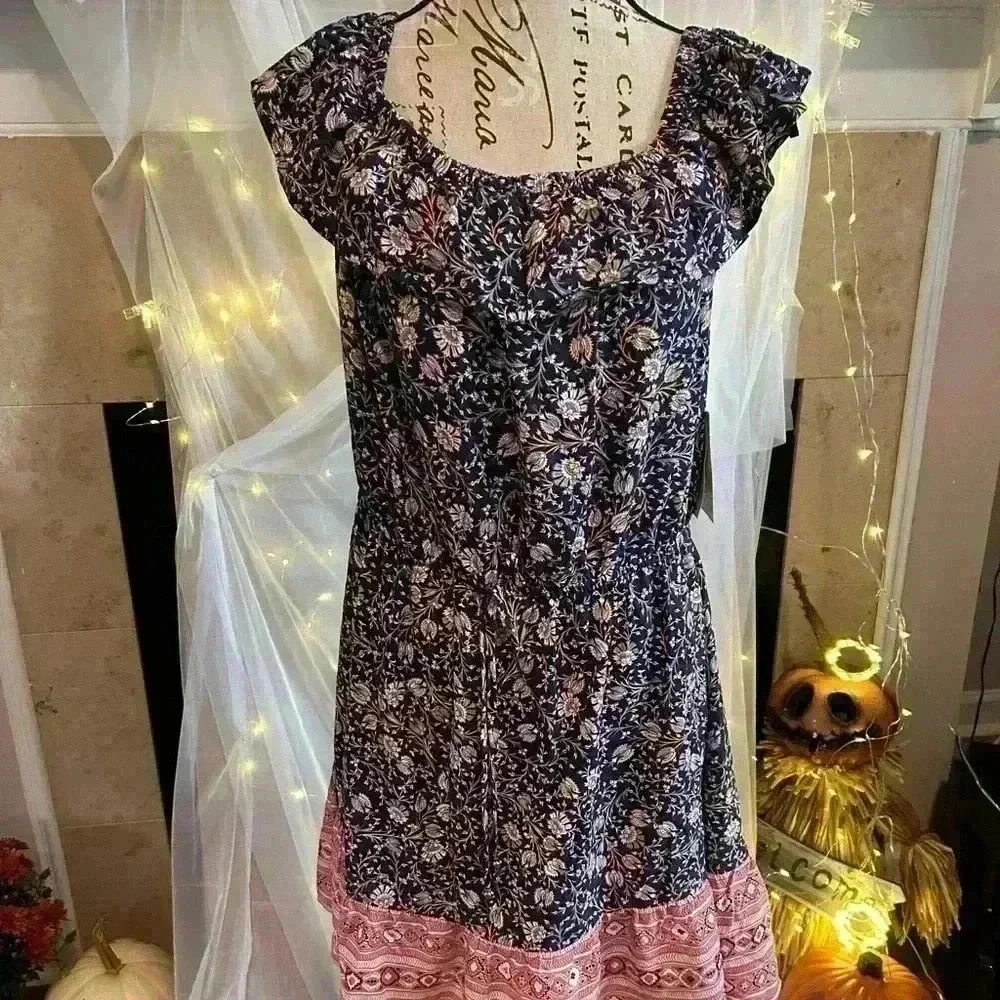 Bebop Navy/Rose Dress. XL. NWT. Women’s.